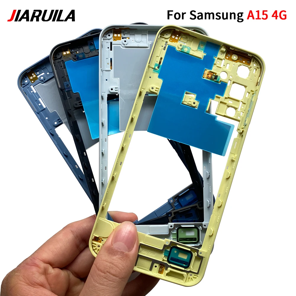 New For Samsung A15 4G A155F / A15 5G A156B Housing Middle Frame Bezel Middle Plate Cover