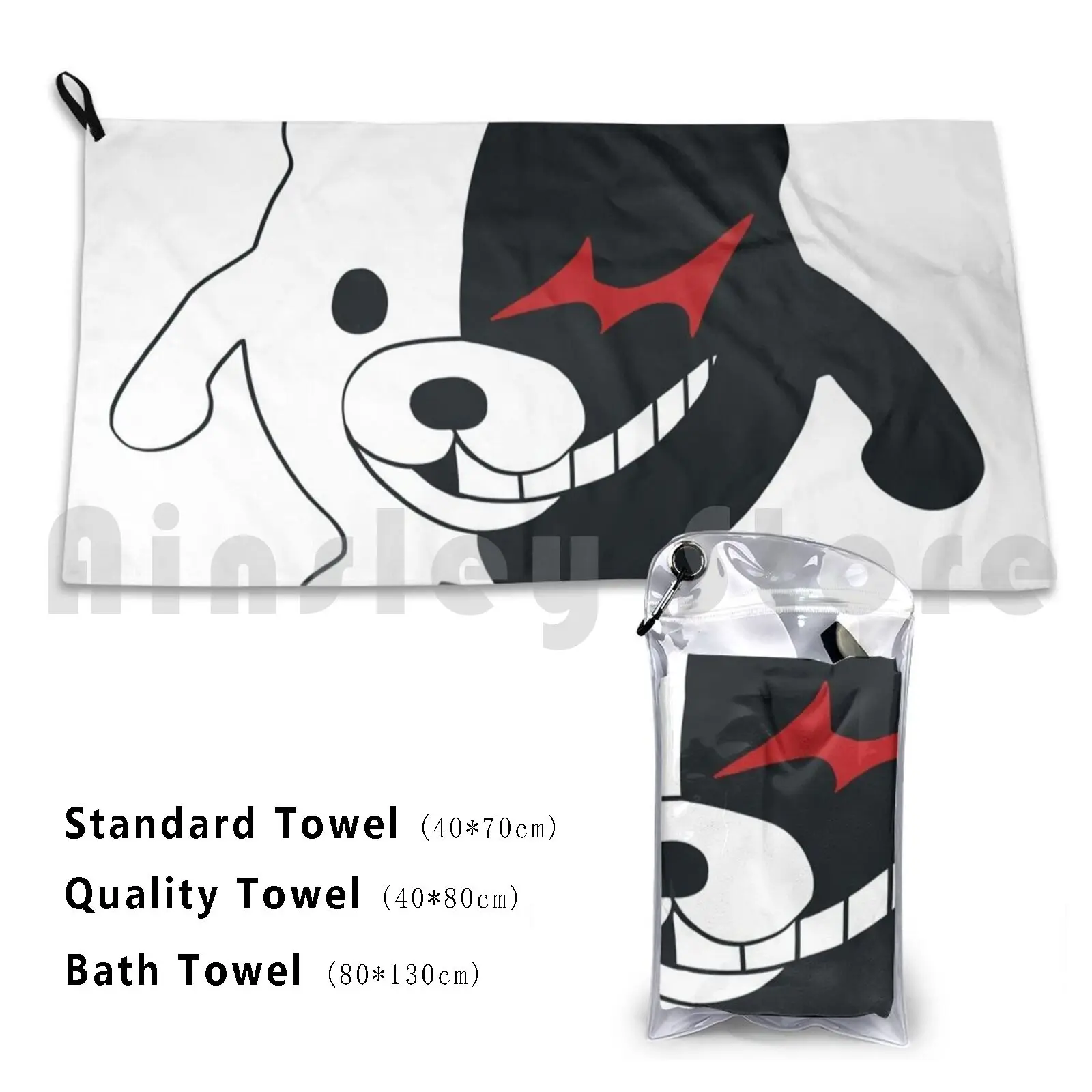 Monokuma Ball-Danganronpa Bath Towel Beach Cushion Danganronpa Dr Dr2 Dr3 Monokuma Meme Mmonokuma Ball