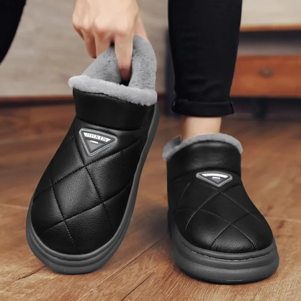 

Winter Cotton Shoes Warm Boots for Men and Cold Proof Cotton Shoes Outdoor Trendy Anti Slip and Wear-resistant Soles Cotton Shoe