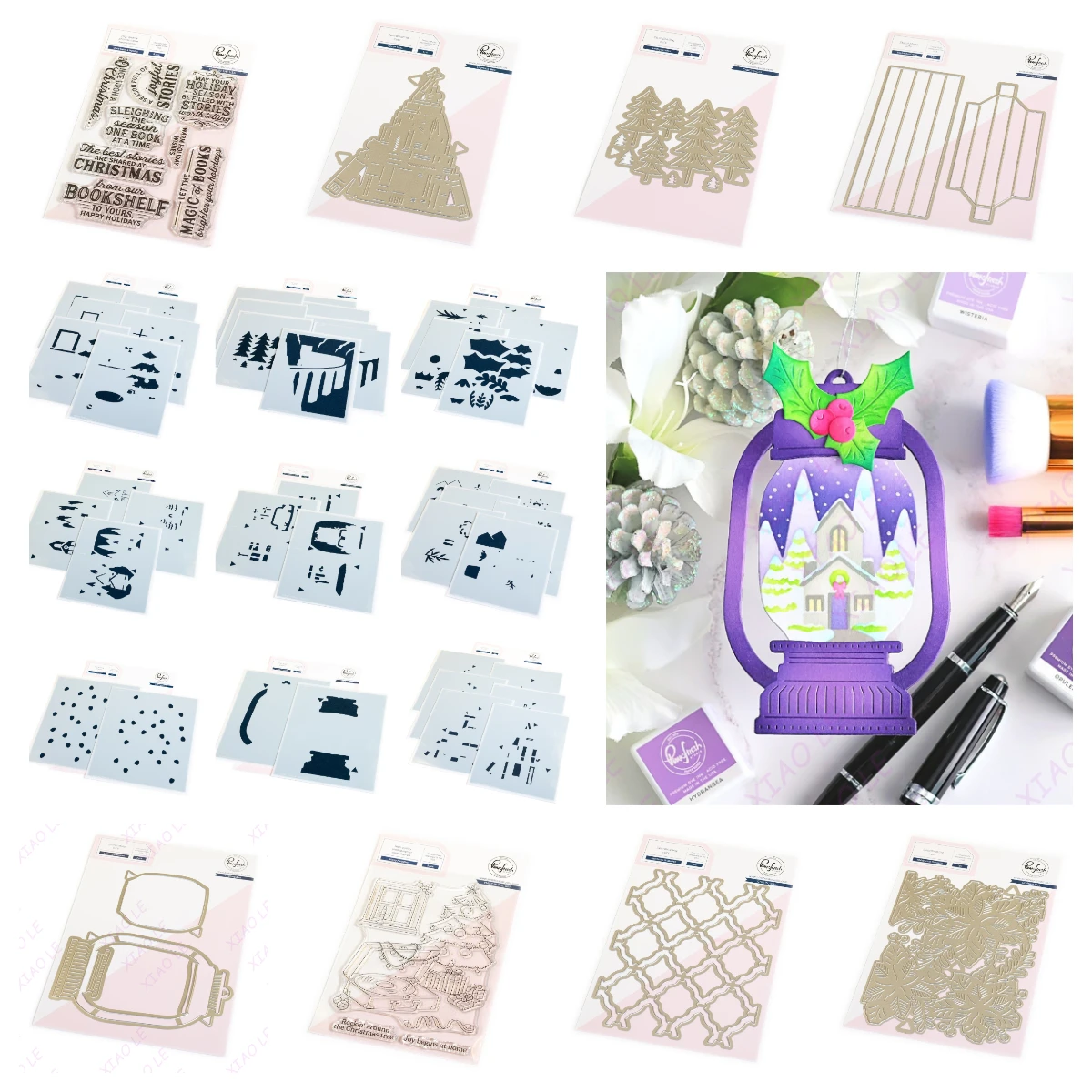 

New Magic Of The Season Christmas Holiday Cutting Dies For DIY Craft Making Decoration Greeting Stencil Paper Card Scrapbooking