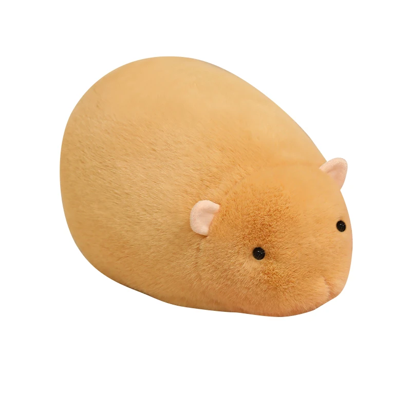 Creative Mouse Doll Plush Cartoon Golden Hamster Rat Doll Soft Oversized Animal Figure Kids Gift Birthday