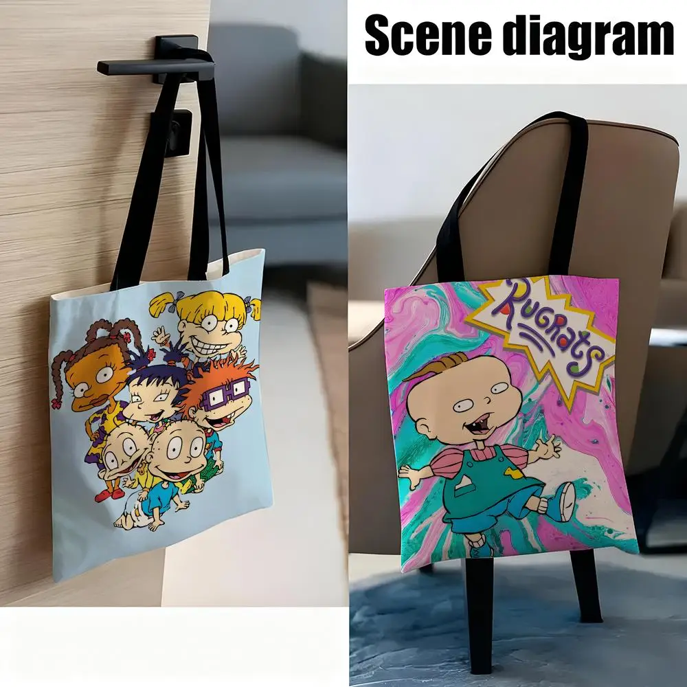 حقائب تخزين روغراتس جو وايلد خفيفة الوزن وصديقة للبيئة وعصرية ومتعددة الأغراض ذات سعة كبيرة من القماش