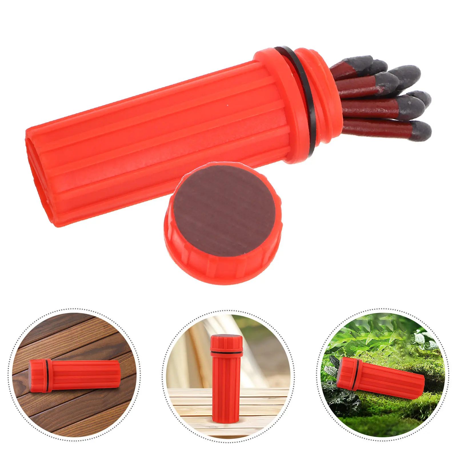 

12Pcs Outdoor Emergency Windproof Waterproof Fire Starters Compact Survival Kit Camping Hiking Backpacking Gear