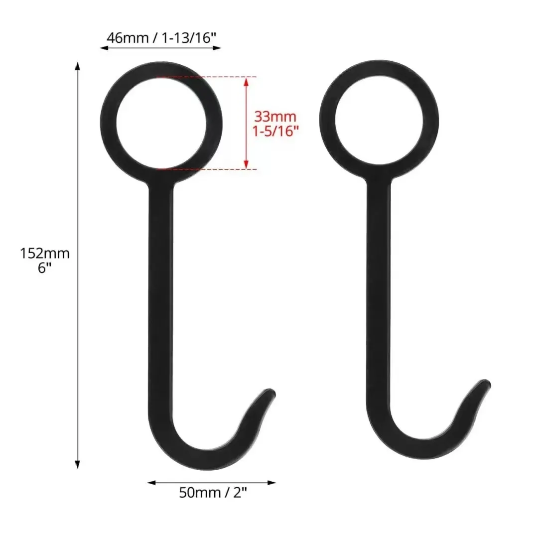 Picture 5: 8pcs/set of Metal Shooting Target Hanger Hooks, Fits 3/4 Inch Pipe, Anti-Rust Heavy-Duty Holders for Outdoor Shooting Training