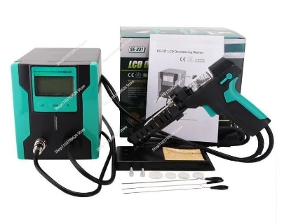 220V SS-331 LCD Electric Desoldering Machine Anti-Static High Power Strong Suction SS-331H SS-331E Desoldering Pump