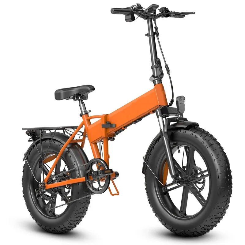 Factory Hot Selling Mountain Bike 20inch 48V Electric Bicycle 750W Mountain Fat Tire Foldle Adult Electric Bike