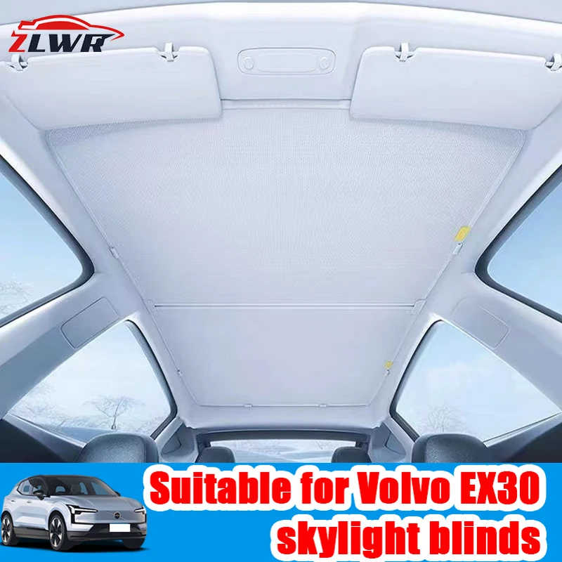 ZLWR-Pare-soleil de toit ouvrant Volvo EX30, matériau en cristal de glace nano, protection solaire et isolation thermique, accessoires de modification intérieure