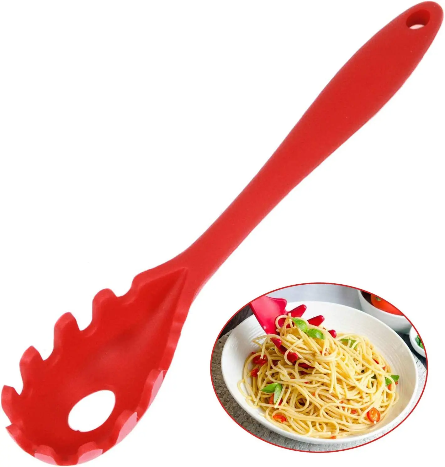 Silicone Pasta Fork Utensilios De Cozinha  Kitchen Accessories  Utensilios Silicona Para Cocina  Kitchen Tools  Kitchen Utensils