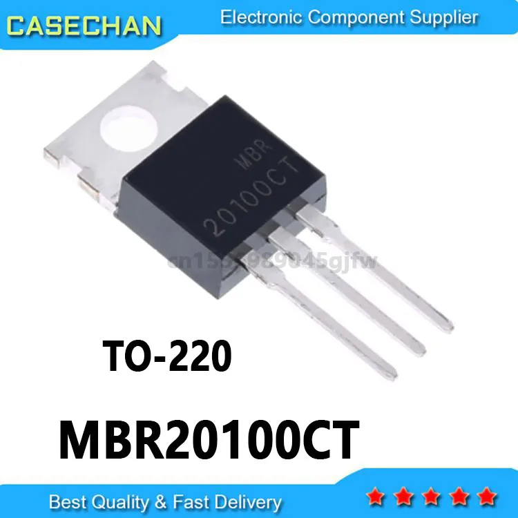 10PCS New and Original MBR20100CTP MBR20100 20100  MBR20100CT TO-220