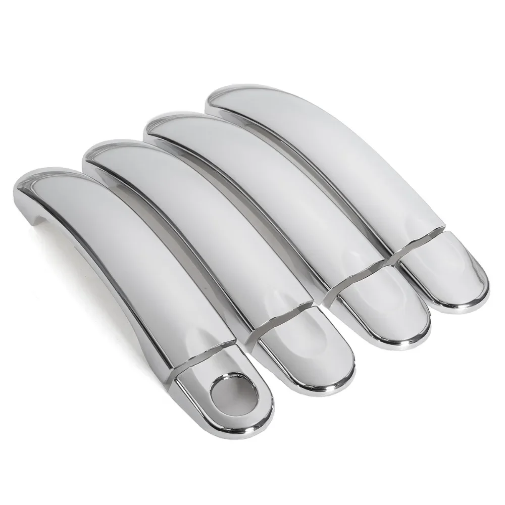 Styling Accessories For VW Jetta MK5 Golf Plus Golf GTI 2006-2010 Carbon Fiber Chrome Car Door Handle Cover Cup Bowl Trim view 4