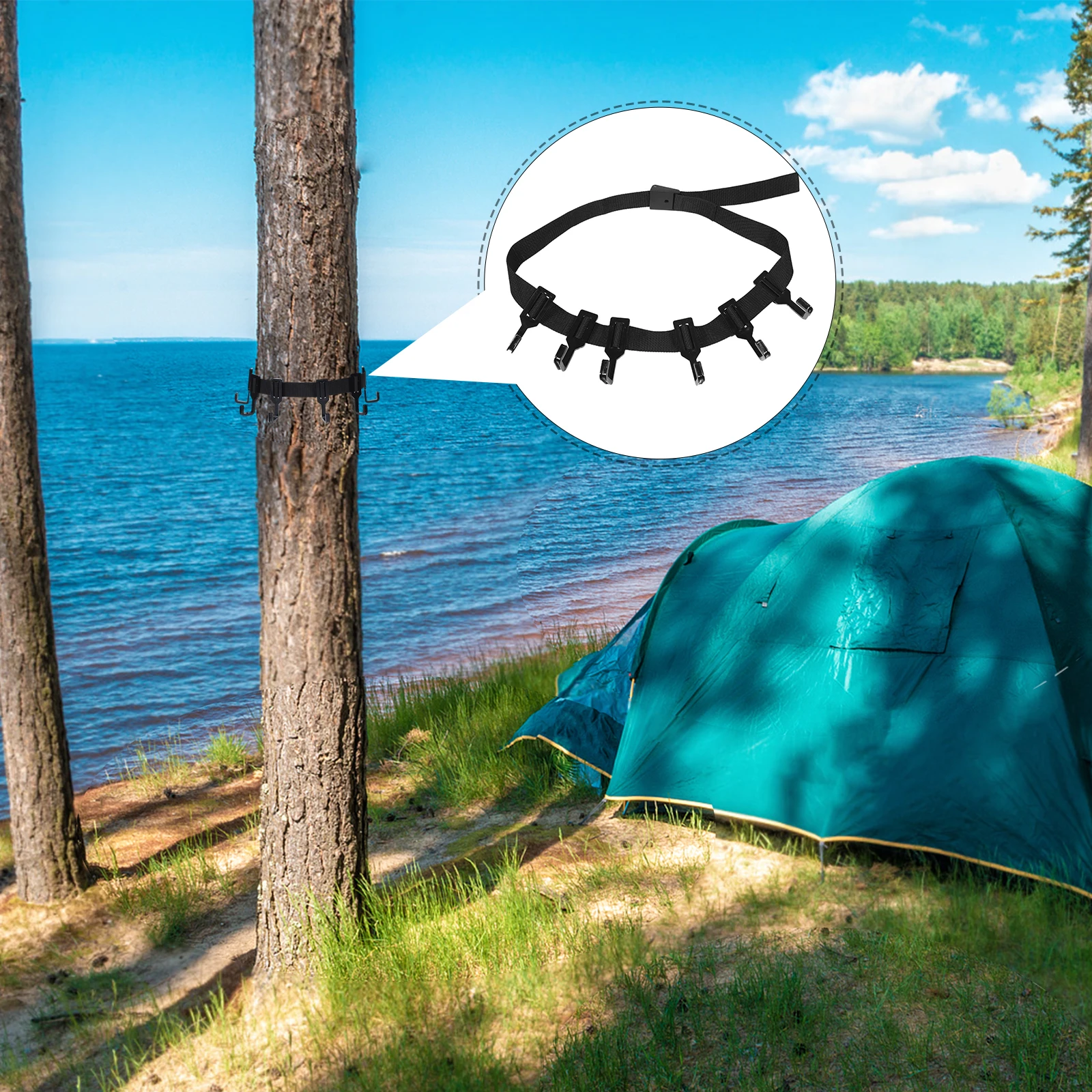 

Tree Hook Camping Accessories Organizer Hiking Equipment Gear Hooks Plastic Travel Hanger