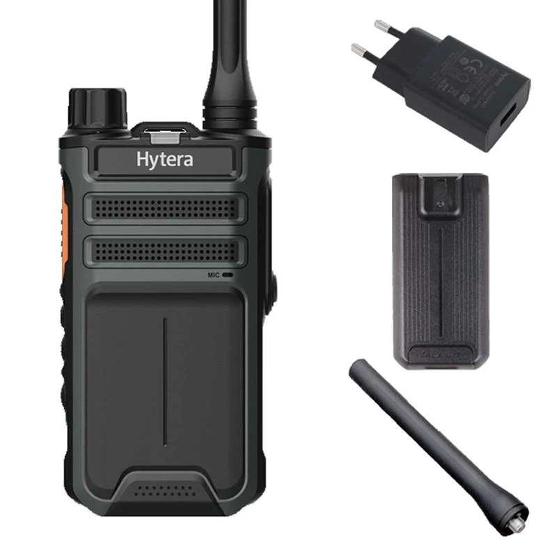 HYTERA AP518 Rechargeable Wireless Walkie Talkie High Power Type-C Charging 4000mAh Vhf Uhf Radio for Outdoor Construction Site