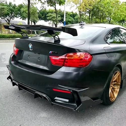 Per BMW F32 F36 F82 F80 M2 M3 M4 M5 M6 fibra di carbonio reale/carbonio forgiato/Spoiler posteriore nero per auto m2 m3 m4 car styling