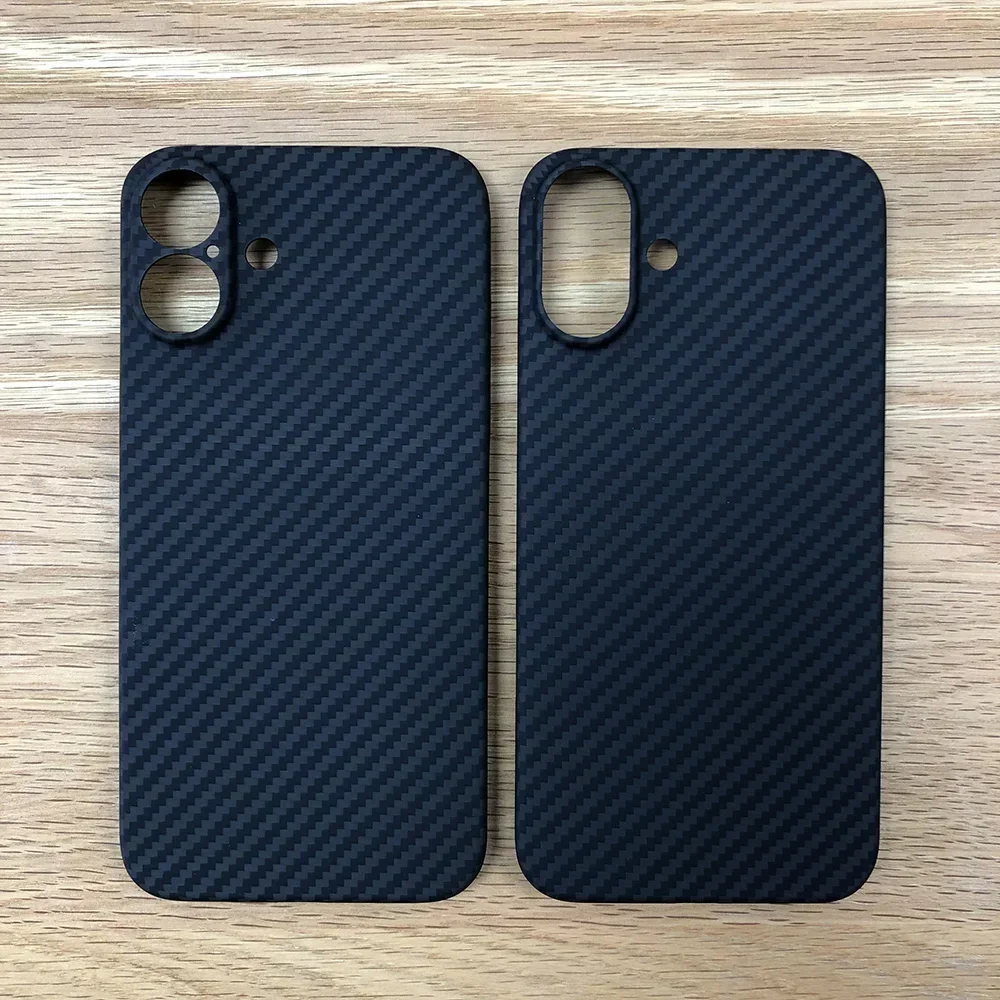 

Black case for Apple iPhone 16 Plus ip16plus ip6+ 16+ 16plus Kevlar case real Aramid Carbon Fiber 1500D case lightweight 2-3