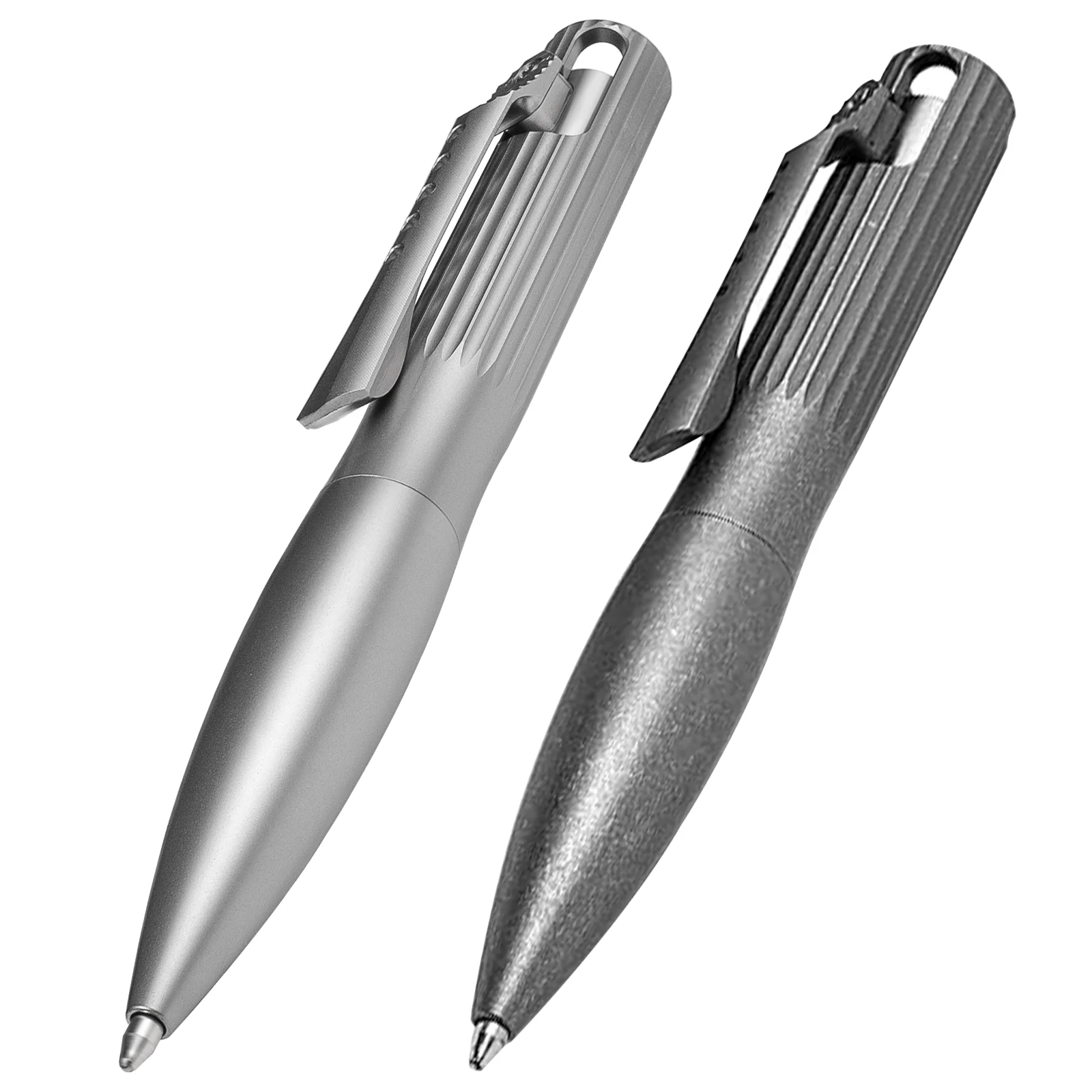 

Titanium Bolt Action Pen – 4.4" Heavy-Duty EDC Ballpoint Pen w/Extra Refill – Tactical Pocket Pen for Office, Everyday Carry