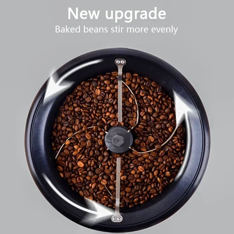 Desktop 220v Coffee Roaster Coffee Bean Roaster Peel Tea Baking Household Electric Automatic Cooling Small Roasted Bean Roastin
