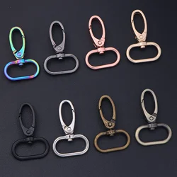 5pcs Swivel Lobster Clasp Strap Bag Metal Buckles Webbing Belt Snap Hooks Keyring Carabiner DIY Accessories