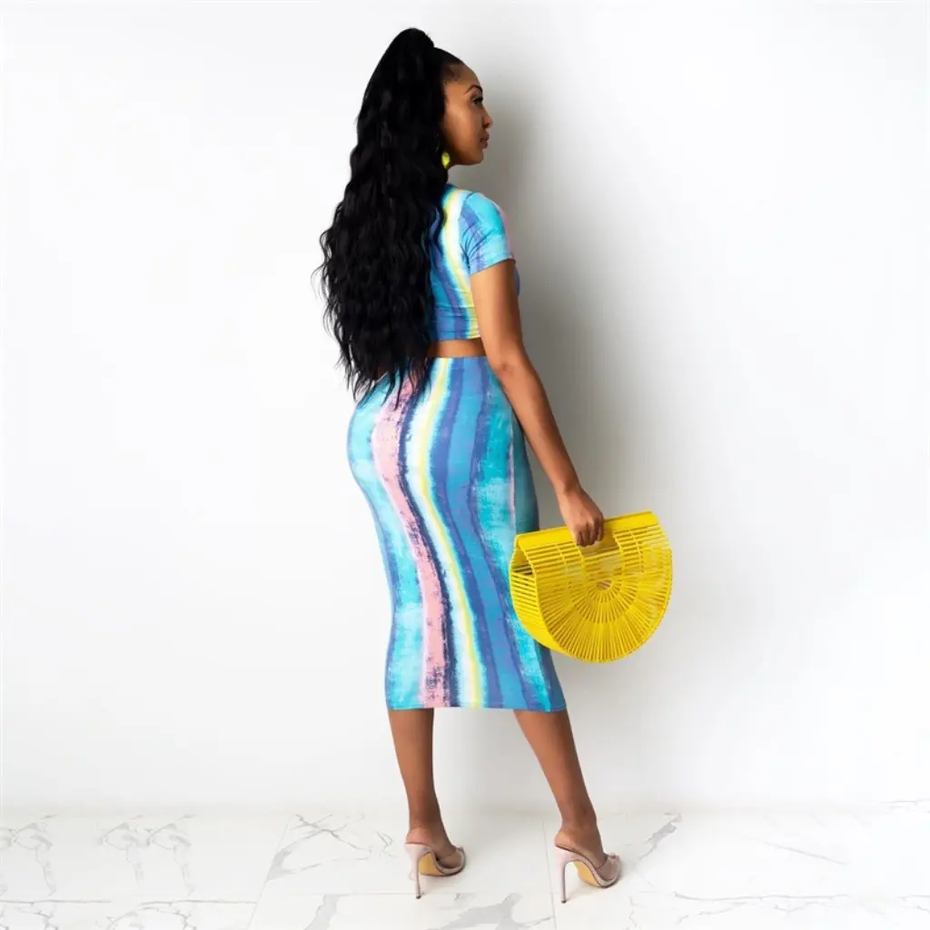 

Повседневное женское платье с принтом в европейском и американском стиле 9333.