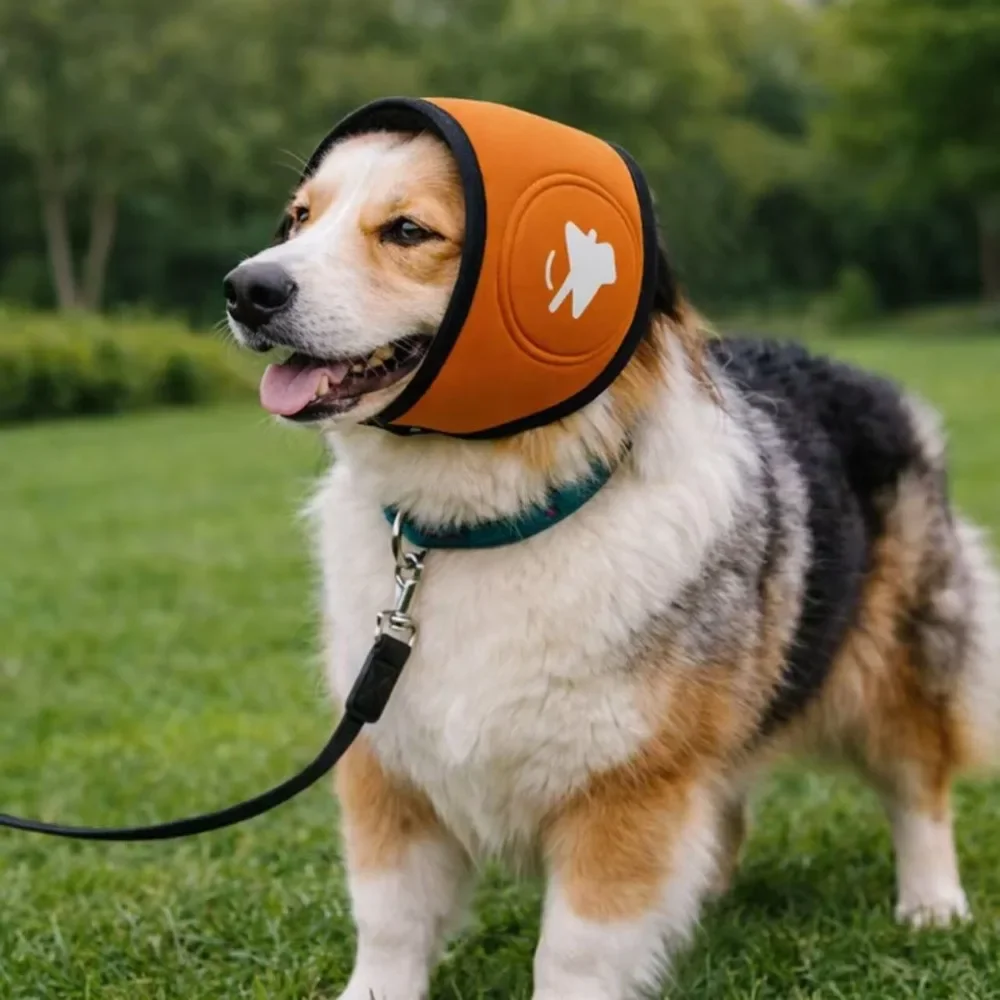Dog earmuffs thickened anti-firecrackers anti-scare soothing emotions large, medium and small dog headgear pet products