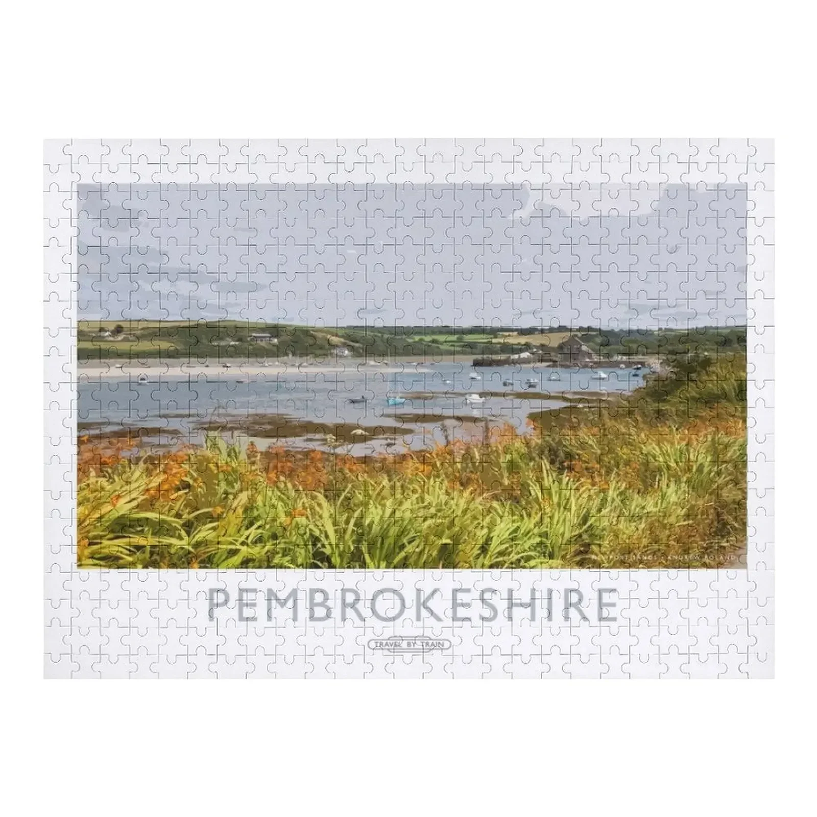 

Пазл Pembrokeshire, персонализированный подарок с фотографией, подарки на заказ, детские игрушки-головоломки на заказ