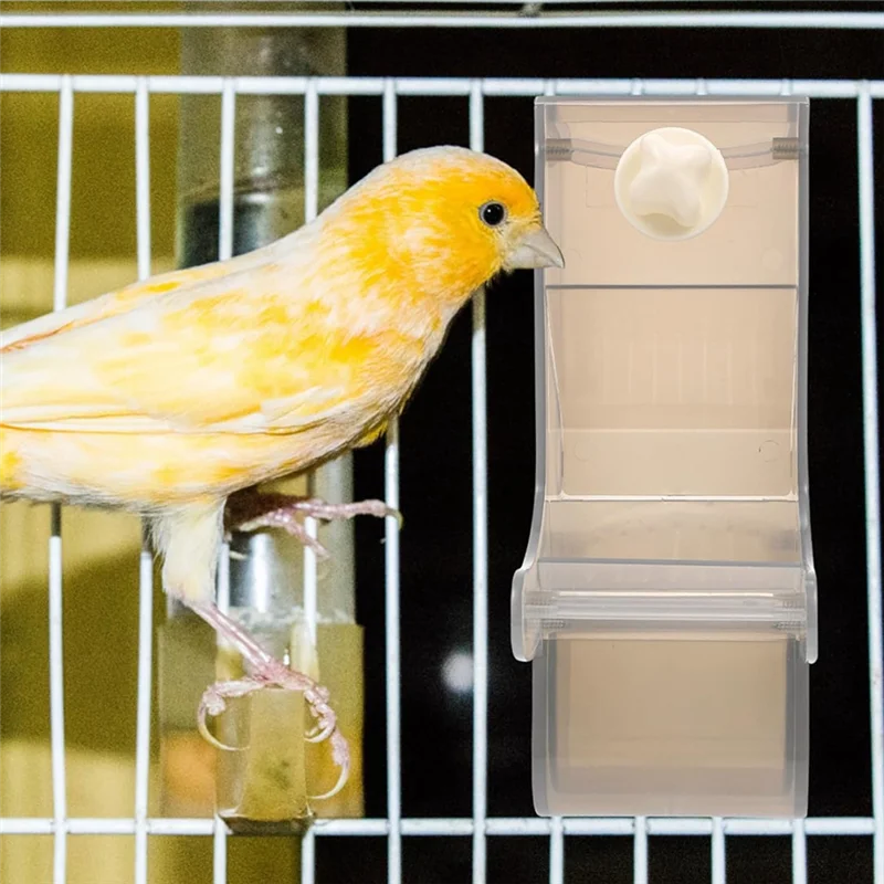 

Parrot Food Container Simple Structure Feeding Bowl The Birds Supplies Bird Feeder A