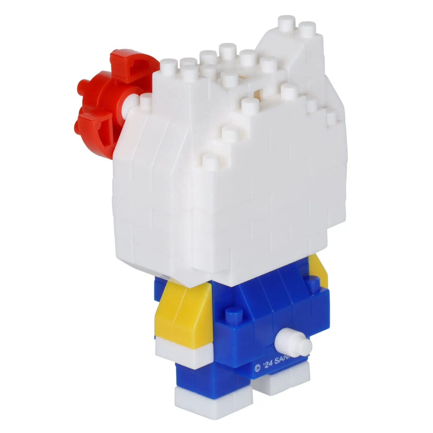 Nanoblock N-Fig Sanrio Hello Kitty Keychain Zero Assembly Mini Figure Bag Charm Couple Keyring Accessory Collectible Gift view 5