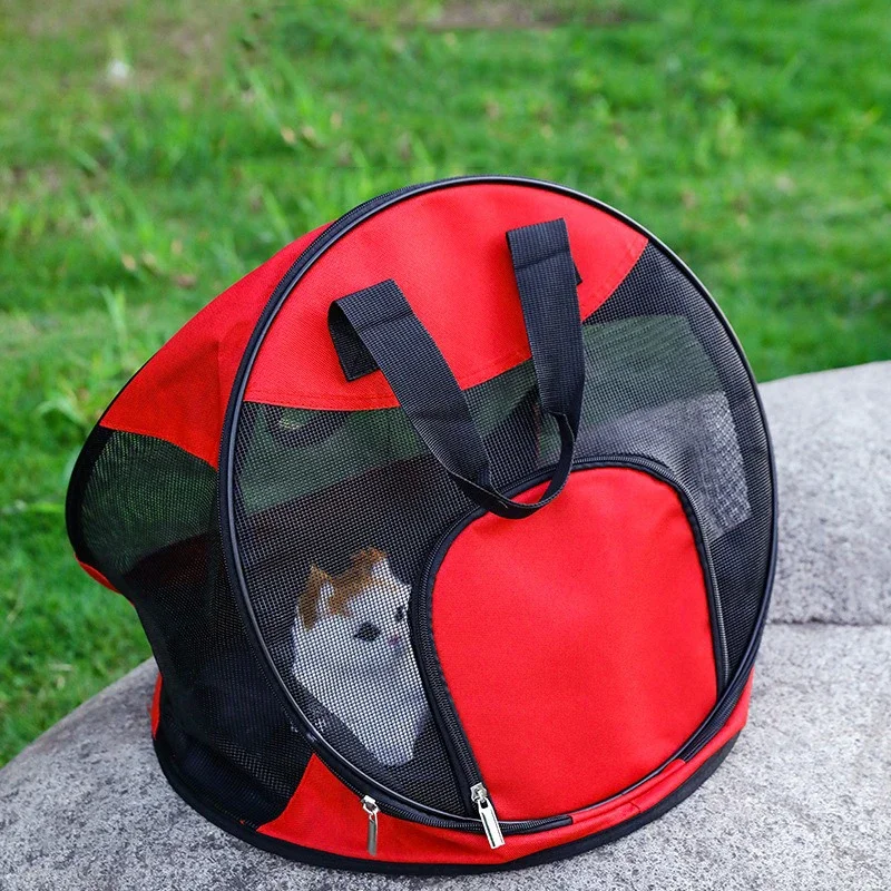 Portable Cat Bag Go Out Portable Triangle Portable Cat Breathable Folding Pet Bag Dog Bag Injection Neuter