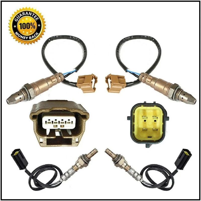 Z+  4Pcs Upstream+Downstream Oxygen Sensor For 2011-2013 Infiniti G37 M37 3.7L V6