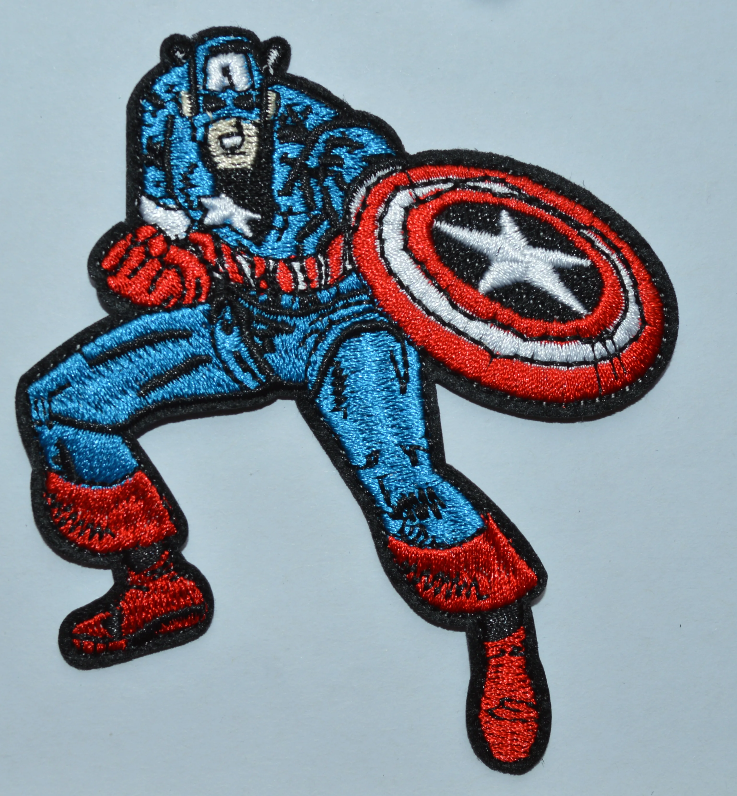 

1X HOT ! Fabric Knights SUPER Hero Comics Man Applique IRON ON Patch Embroidered Badge