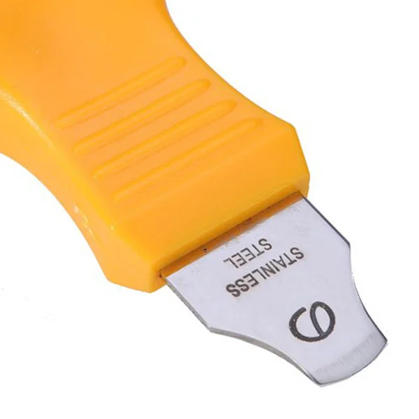

Pocket Watch Opener Yellow Stainless Steel Plastic Durable Watch Case Opening Knife Wristwatch Repair Tool Easy to Use