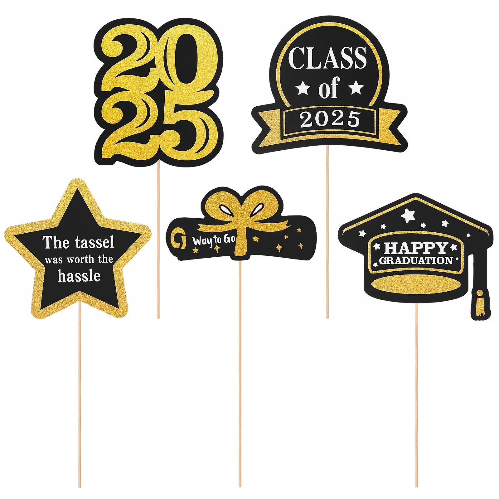 

Graduation Centerpieces Decorative Vase Elegant Design Multiple Styles Versatile Use Strong Sturdy College Kids Photo Booth
