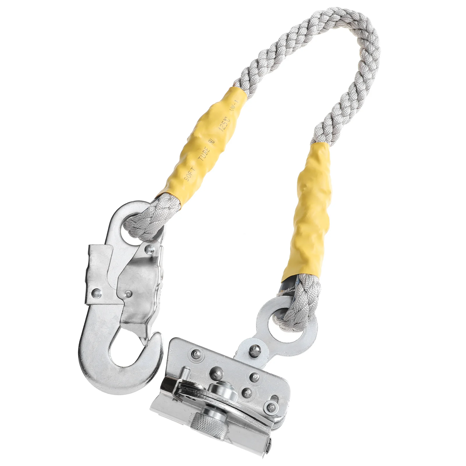 

Self-Locking Safety Rope Lock High-Quality Steel Material Sturdy Design Anti-Falling Climbing Safety Rope Lock