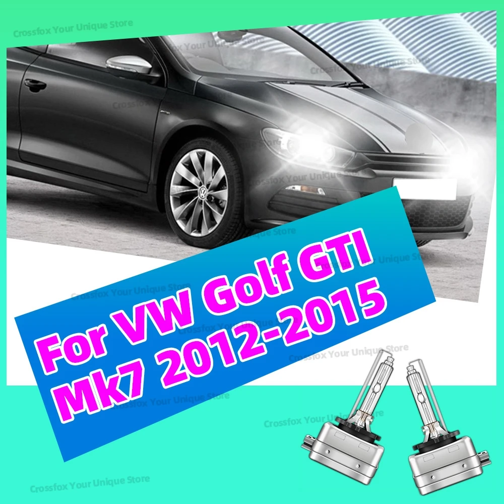 

2 шт. фары HID ксеноновые D3S 6000K 8000K 10000K для Volkswagen VW Golf GTI Mk7 2012 2013 2014 2015 лампы для фар 35 Вт 12 В постоянного тока
