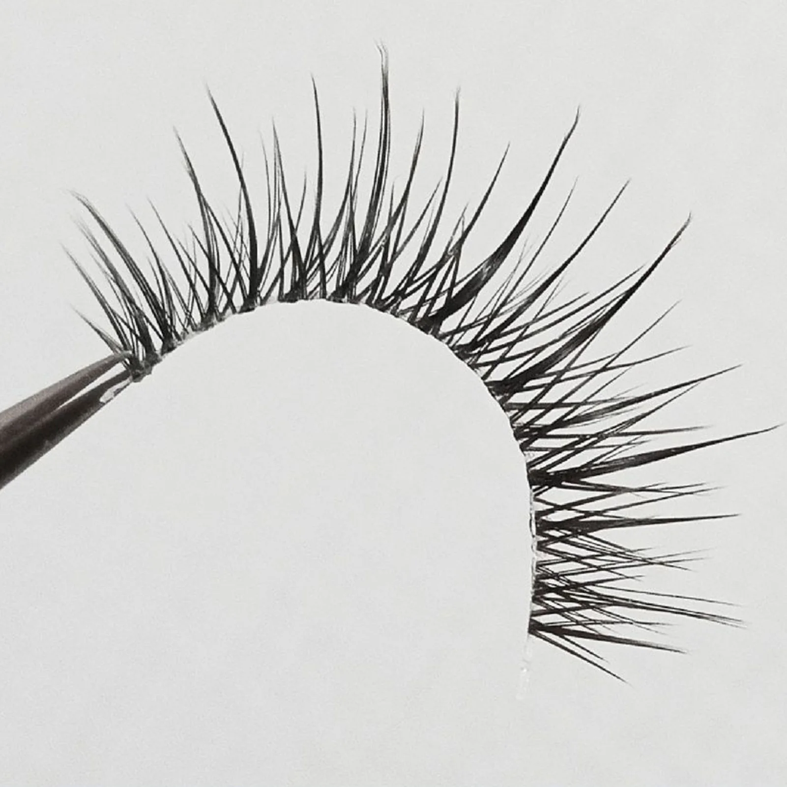 5 pares mang cílios postiços tiras completas cluster individual diabo preto natural transparente banda tira grossa cílios maquiagem diária