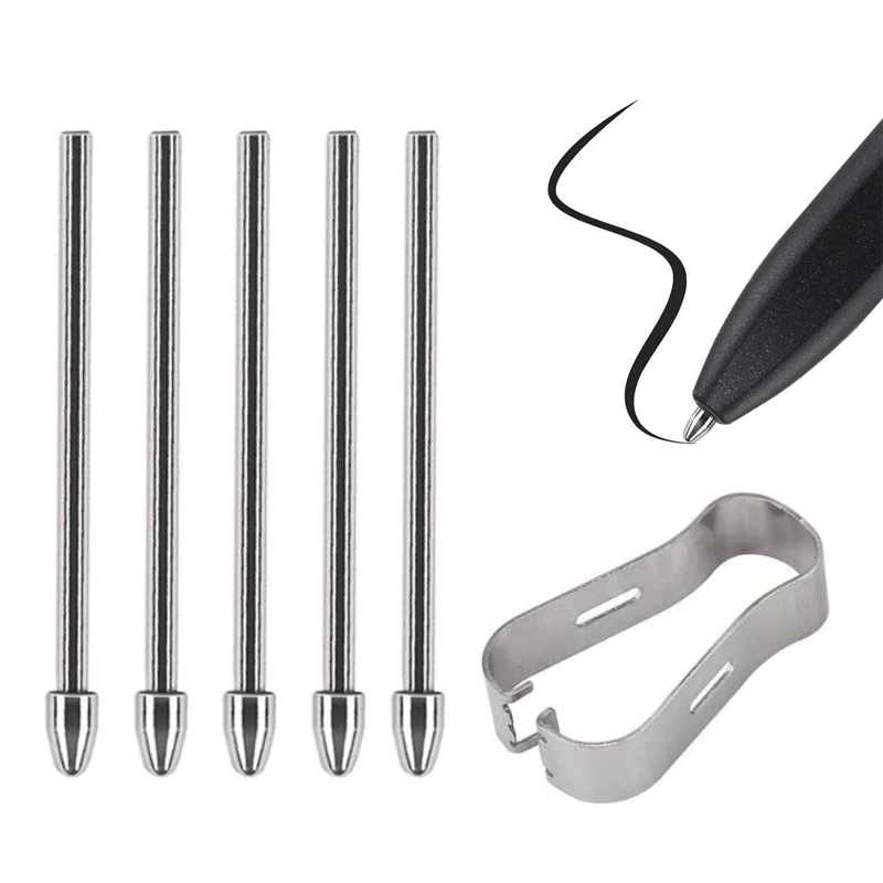 

5 шт. металлический наконечник стилуса для S Pen, сменный наконечник, совместимый с S23 Ultra/S22 Ultra/Note 20/10/Tab S7/S6