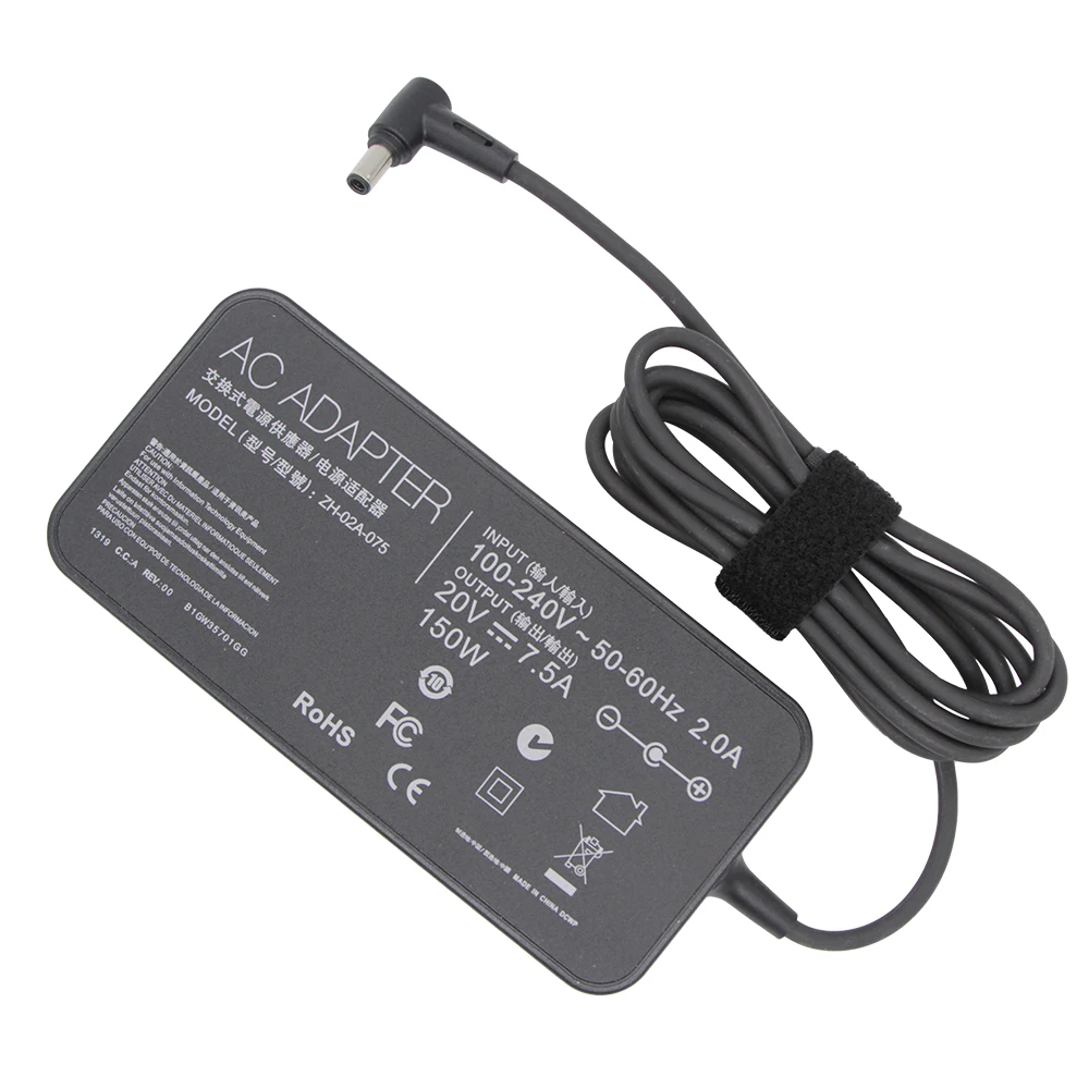 20V 7.5A 150W 6.0*3.7mm Charger AC Notebook laptop adapter For ASUS Rog FX95D VX60G TUF Gaming A15 FX506lu FX705G FX86FE T9750