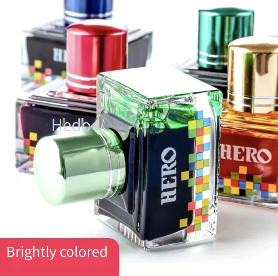 

Чернила Hero 12 цветов, безуглеродные, 40 мл, водостойкие, быстросохнущие, для перьевых ручек, каллиграфии и рисования
