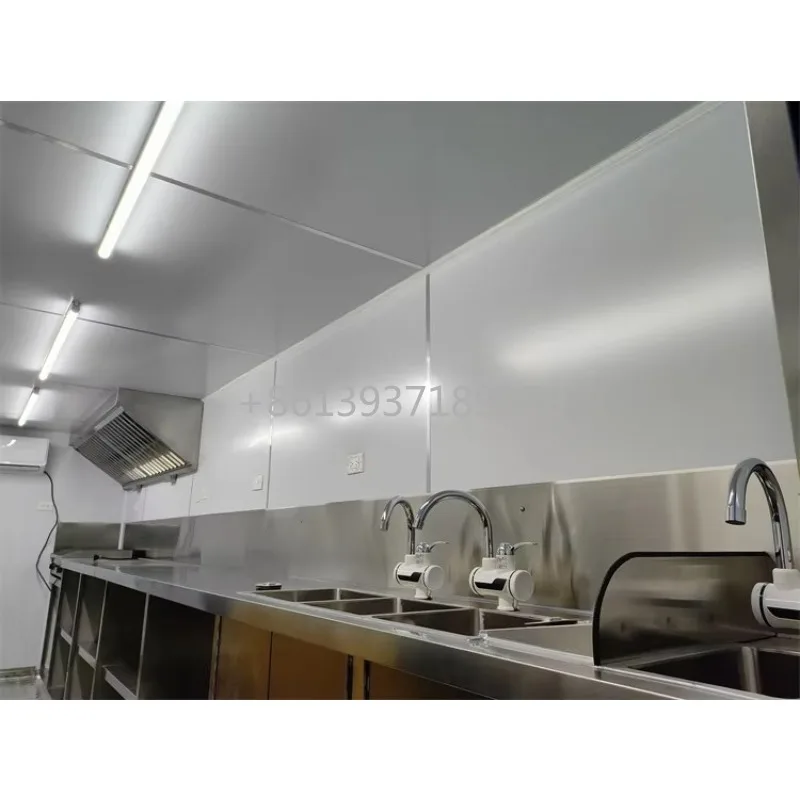 هوت دوج الصين الغذاء شاحنة امتياز مقطورة شوارما شاحنات الغذاء المتنقلة الشارع سريع تقديم الطعام فان شاحنة الغذاء مجهزة بالكامل #6