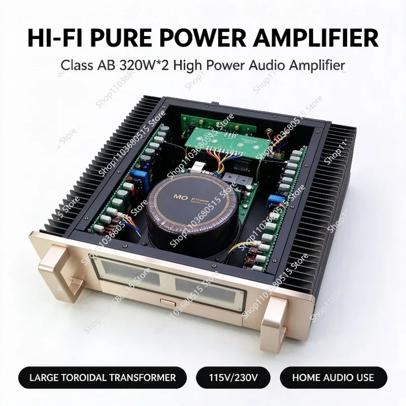 High Power Amplifier Hifi Pure Power For Home Audio System Audiophile Stereo Sound Quality DIY Kit