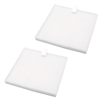 2Pc Filter Screen Replacement Accessories For Ilife V8 V8S X750 X800 X785 V80 Robot Sweeper (White+Black)