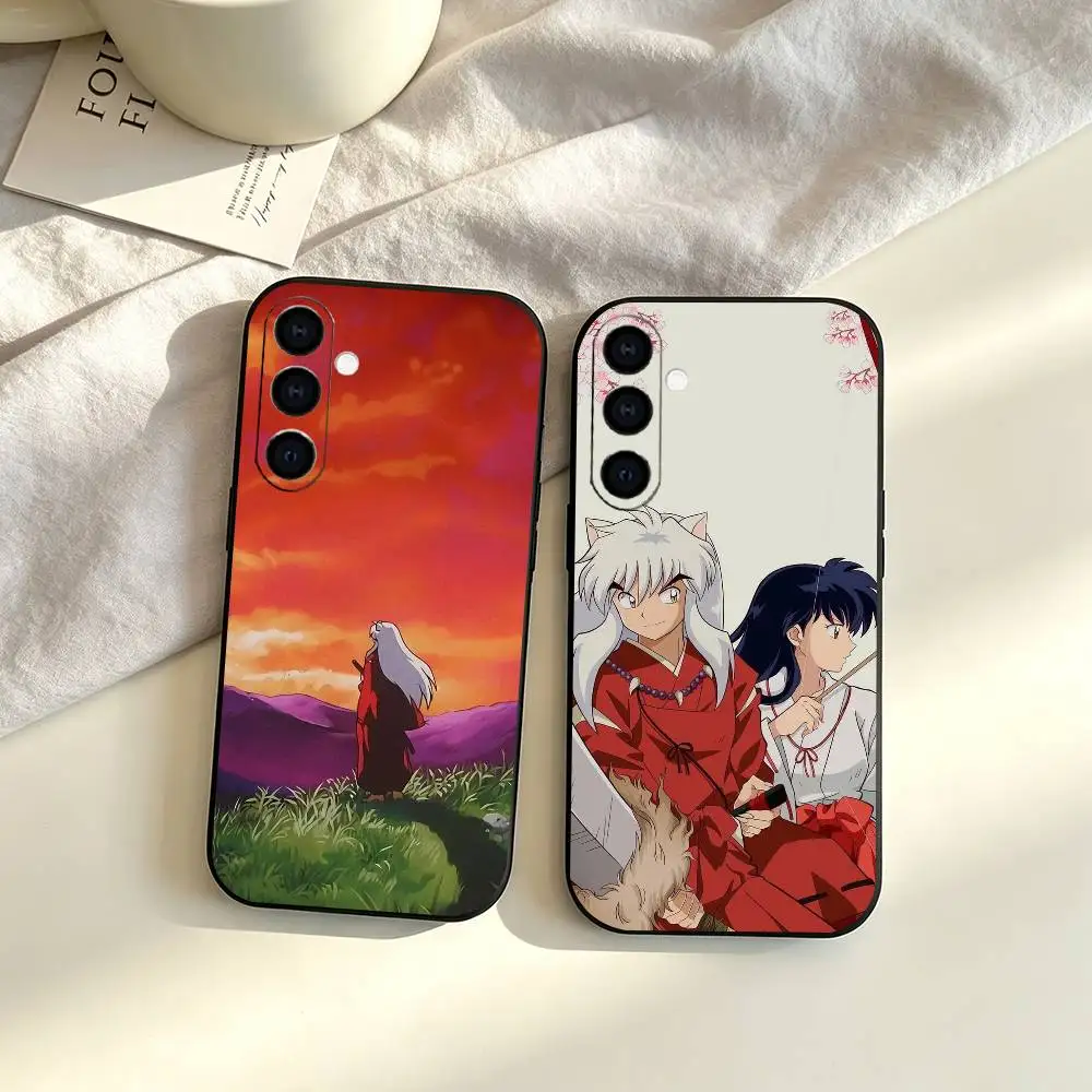Anime Inuyasha gift Phone Case For Samsung Galaxy A73,A72,A71,A70,A53,A52,A51,Others Soft Black Cover