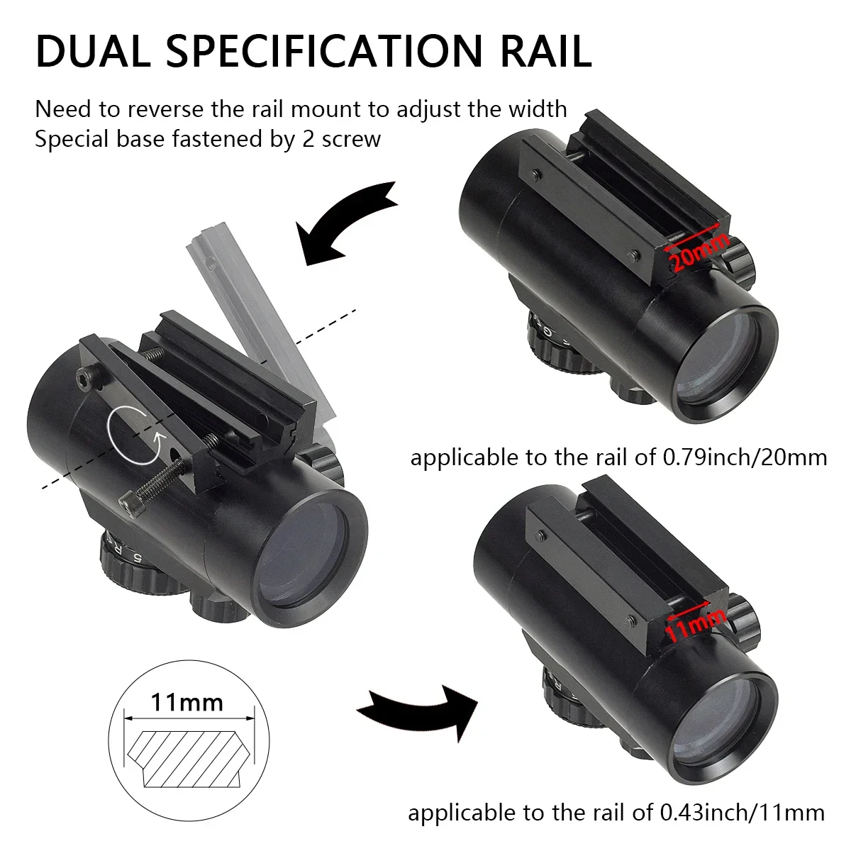 Tactisch Metaal 1X1 1X40 Holografisch Rood Groen Dot Vizier Scope Optica Riflescope Collimator Zicht Voor 11Mm/20Mm Pictinny Rail