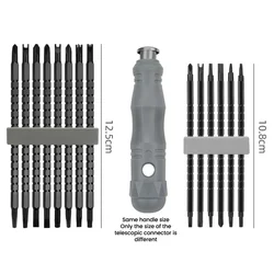 Triangle Screwdriver 17 In 1 Special Shaped Magnetic Screw CRV Torx Key Set Telescopic Alloy Steel For Household Repair Tools