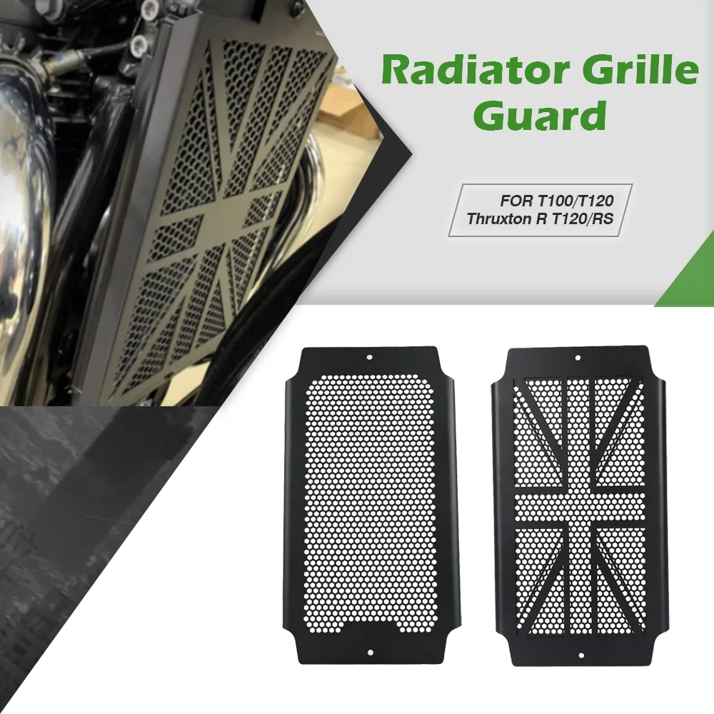 

FOR Thruxton R T120/RS 2016-2023 Bonneville T100/T120 Black Accessories Radiator Guard Water Tank Protection Grille Motorcycle