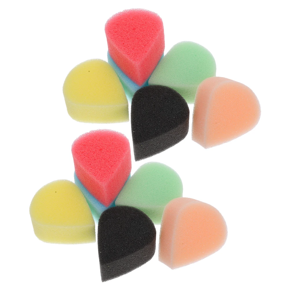 

12pcs Face Painting Safe Material Longlasting Color Variety Colors Clay Sponges Sponge for Painting Ceramic Sponge Supplies