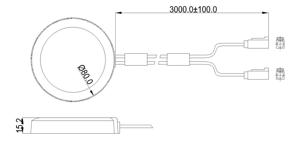 GSM+GPS combined Fraka head 4G antennaFrequencyrange 689-960MHz / 1710~2700MHz Compatible LTE 3G 2G GSM Antenna