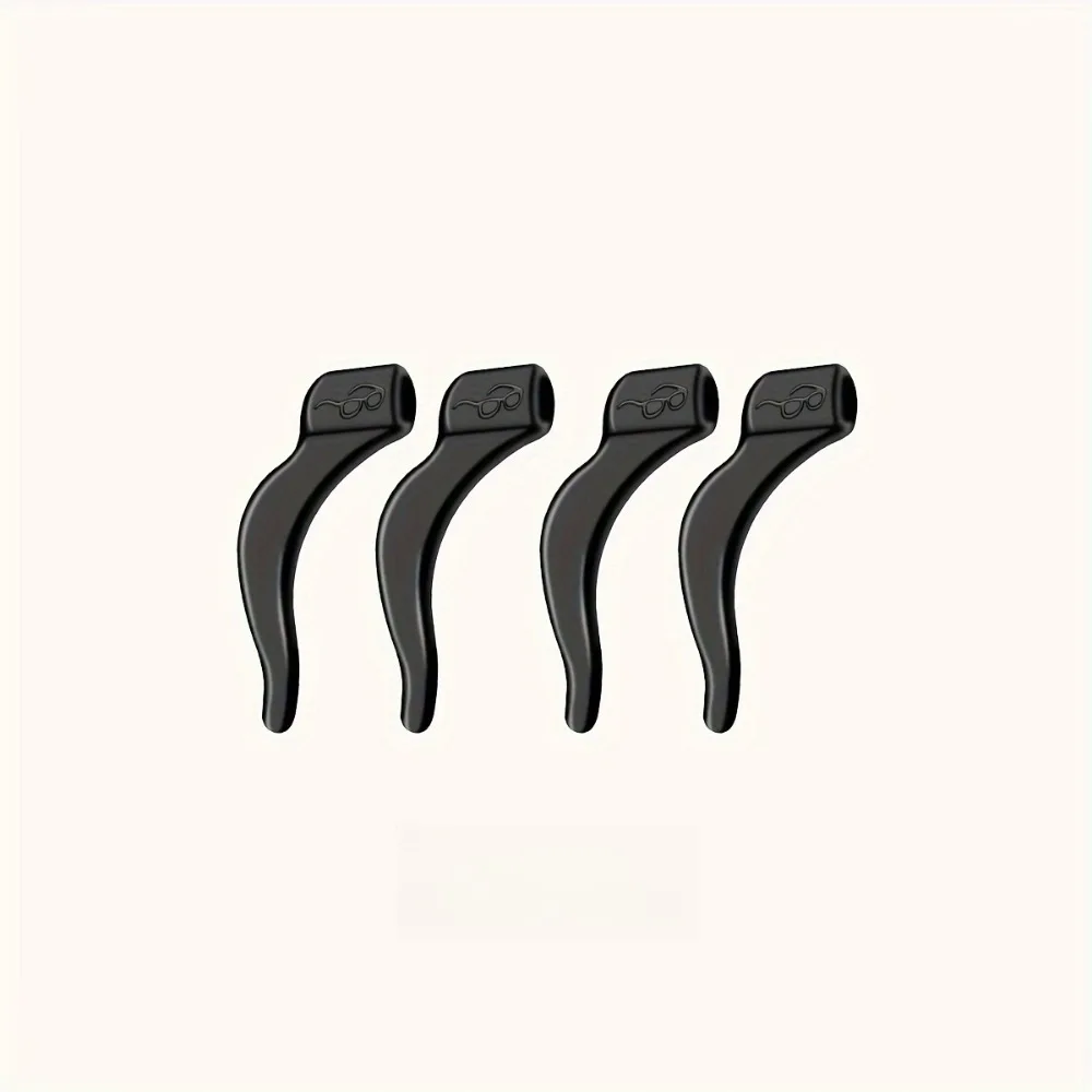 2/5 Pairs Anti-Fall Silicone Ear Clips for Glasses Soft Comfortable Anti-Slip Ear Hook Bracket