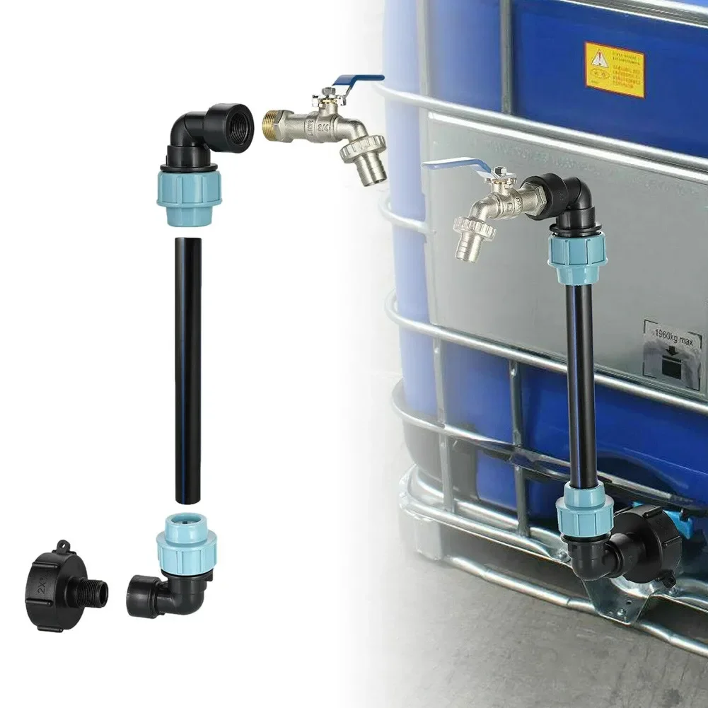 

Adaptor IBC 3/4 Tap Gooseneck Adapter Coarse Thread IBC 3/4" Tap Rain Water Tank Rainwater Tank Accessories Container