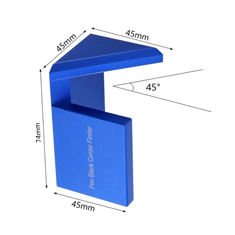 Woodworking 45 Degree Marking Center Finder Tool Marking Gauge Center Scriber Line Scriber for Home