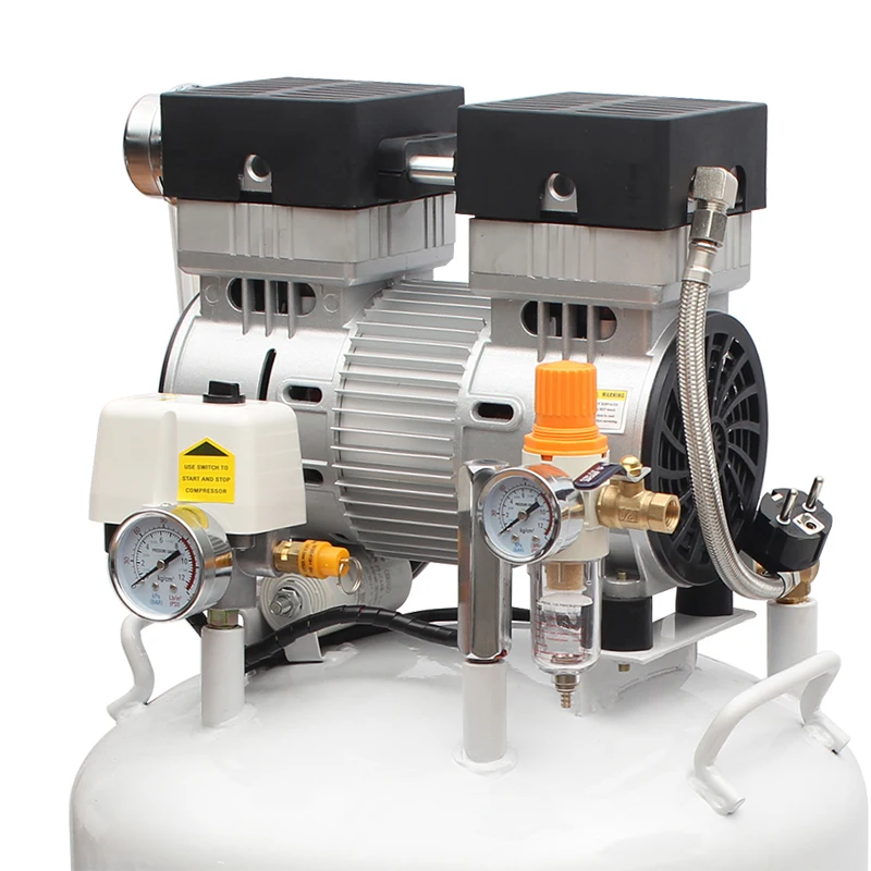 Dental Air Compressor Pump Oil-Free Bass Compressor Household High-Pressure